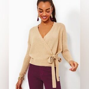 Lily Pulitzer Dixie Wrap Sweater Size S